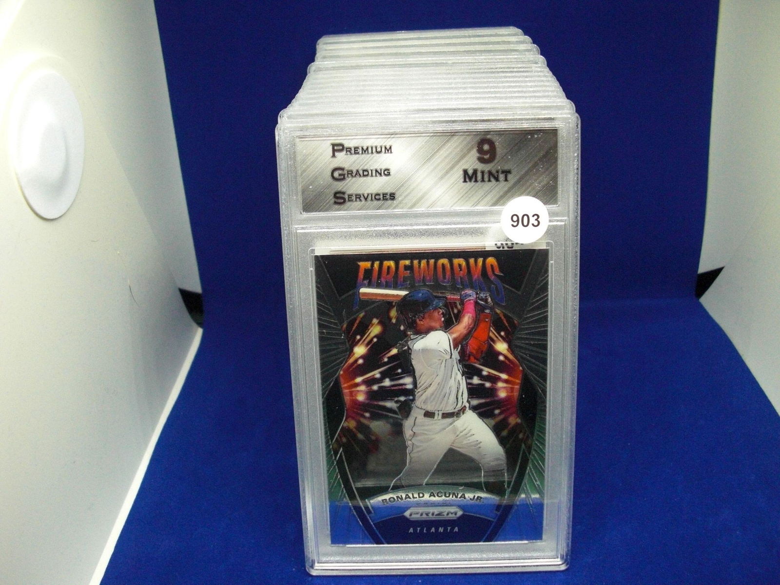 PGS 9 Mint ronald acuna fireworks (1 of 1)