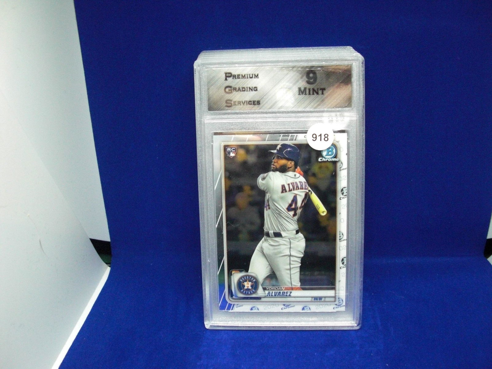 PGS 9 Mint Jordan Alvarez rookie card (1 of 1)