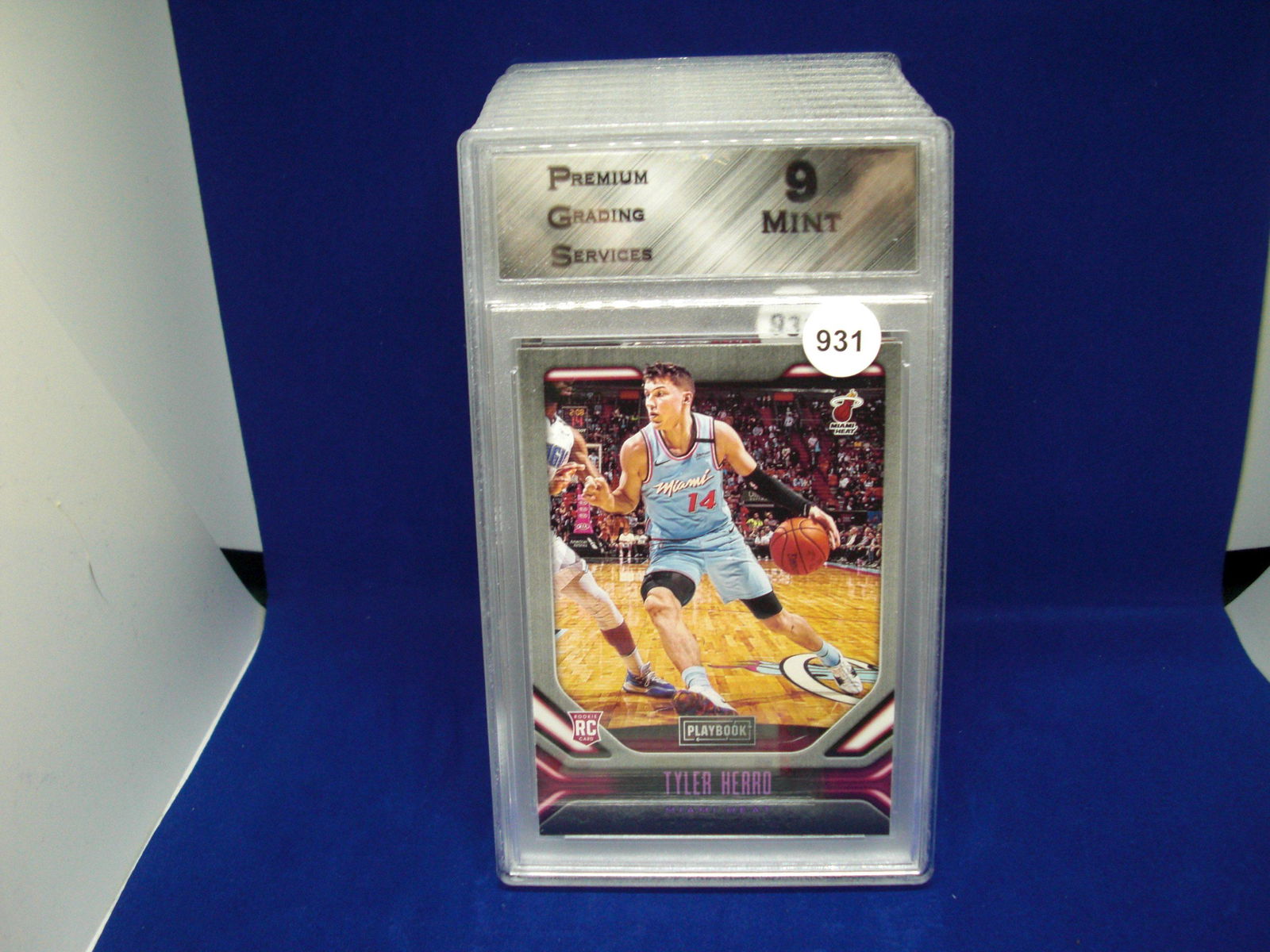 PGS 9 Mint Tyler herro  purple foil rookie (1 of 1)