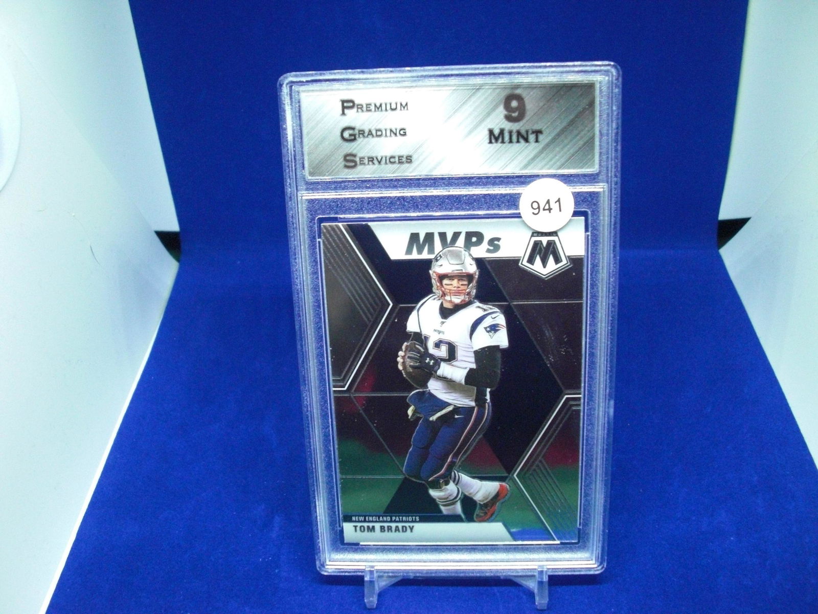 PGS 9 Mint Tom Brady mosaic MVP (1 of 1)
