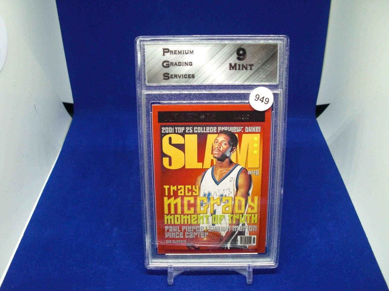 PGS 9 Mint Tracy McGrady slam magazine insert (1 of 1)