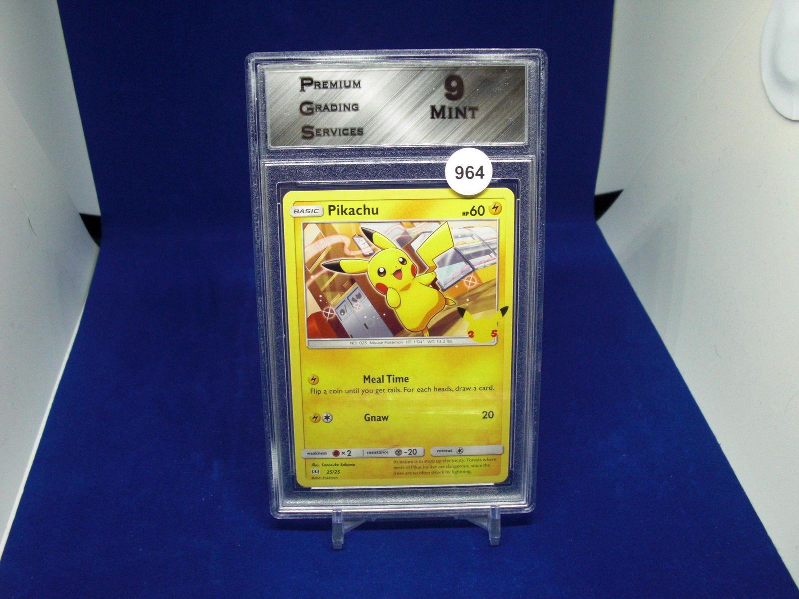 PGS 9 Mint pikachu celebrations card (1 of 1)