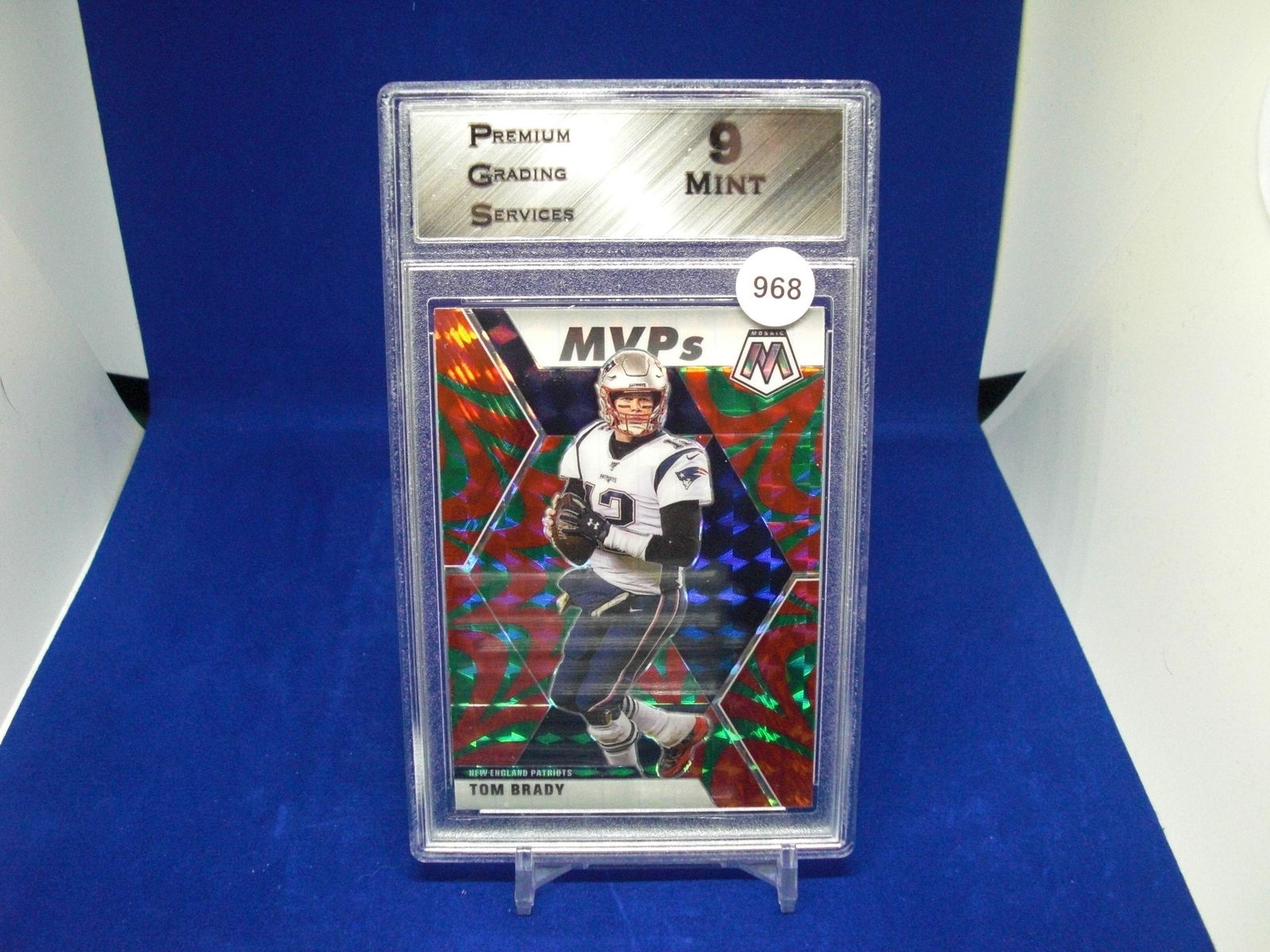 PGS 9 Mint Tom Brady mosaic MVP's (1 of 1)