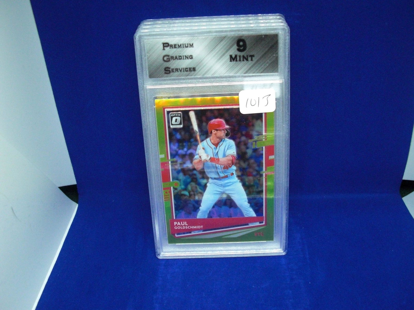 PGS 9 Mint Paul Goldschmidt yellow optic (1 of 1)