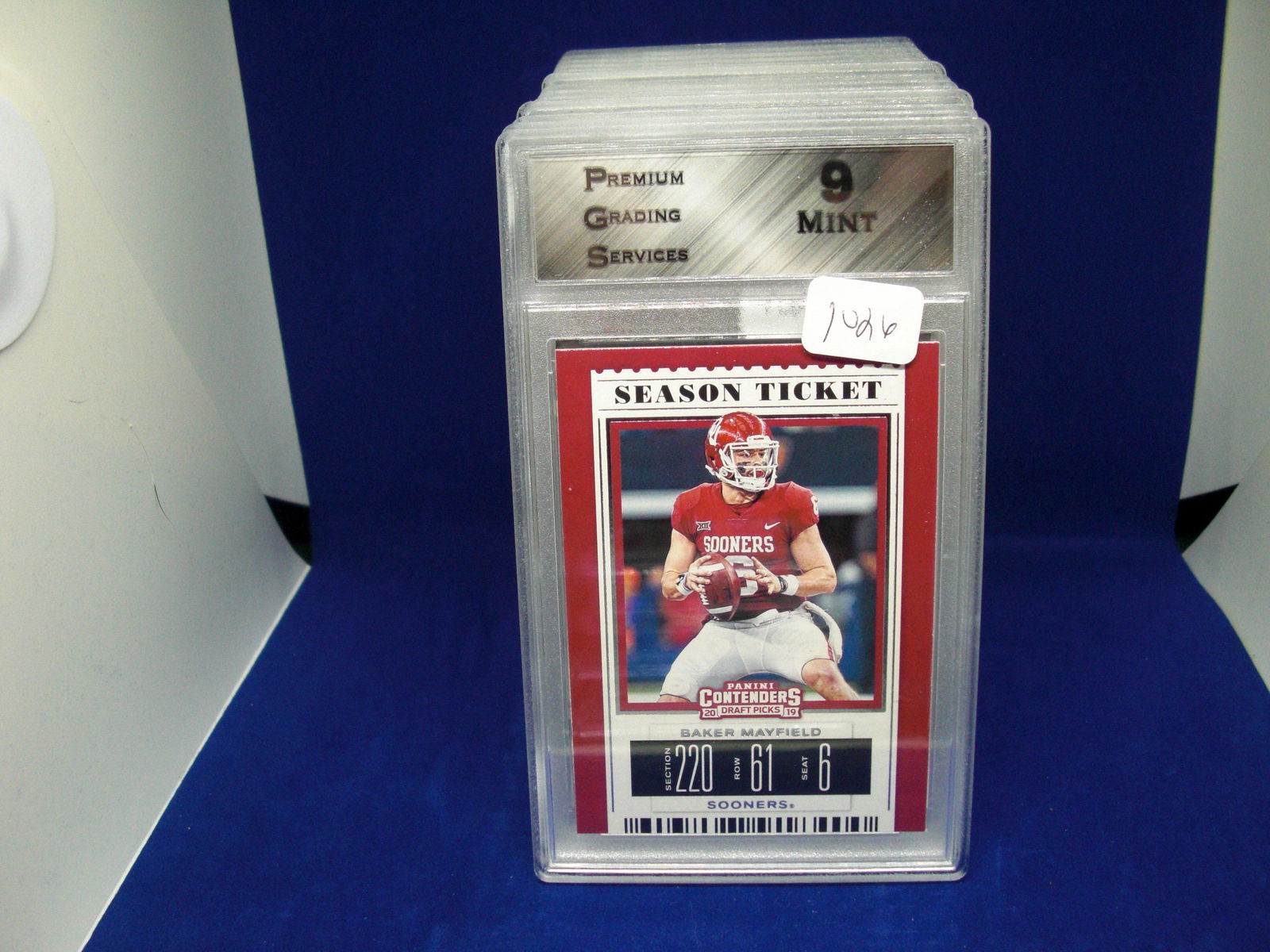 PGS 9 Mint Baker Mayfield season ticket (1 of 1)