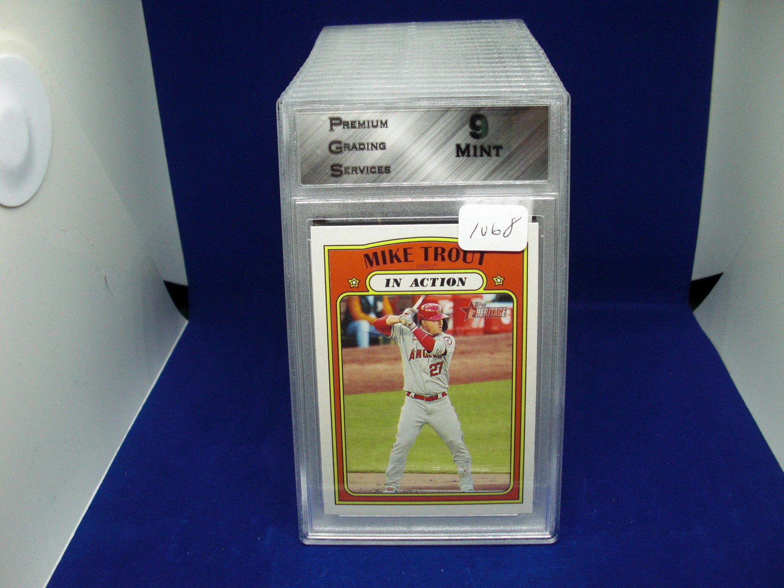 PGS 9 Mint Mike Trout in action (1 of 1)