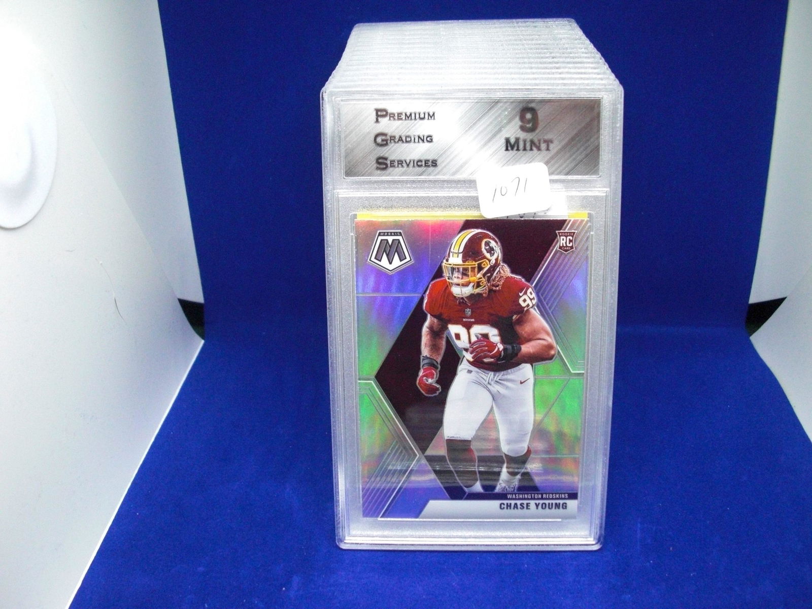 PGS 9 Mint Chase young silver mosaic rookie (1 of 1)