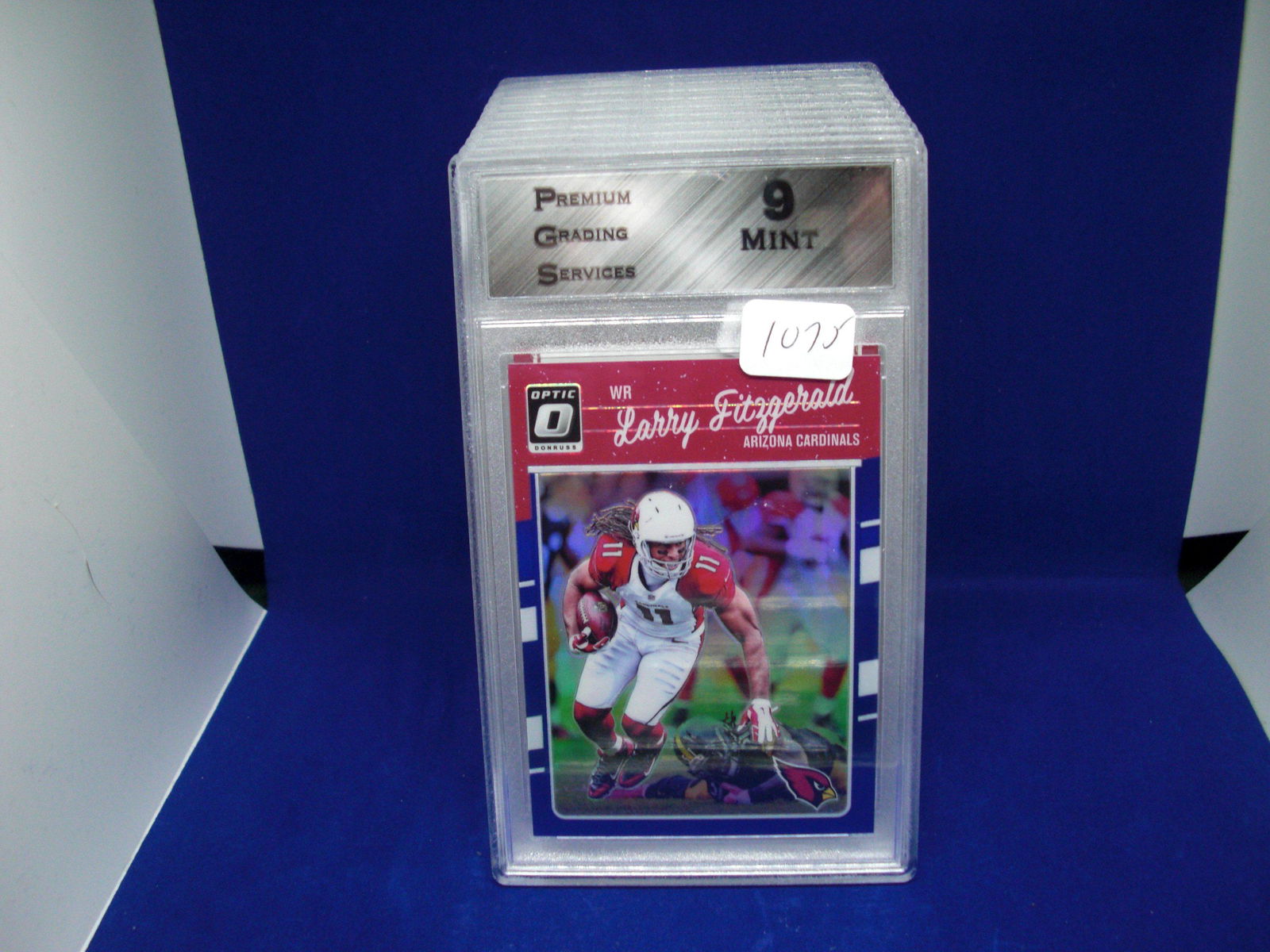 PGS 9 Mint Larry Fitzgerald silver optic 076/149 (1 of 1)