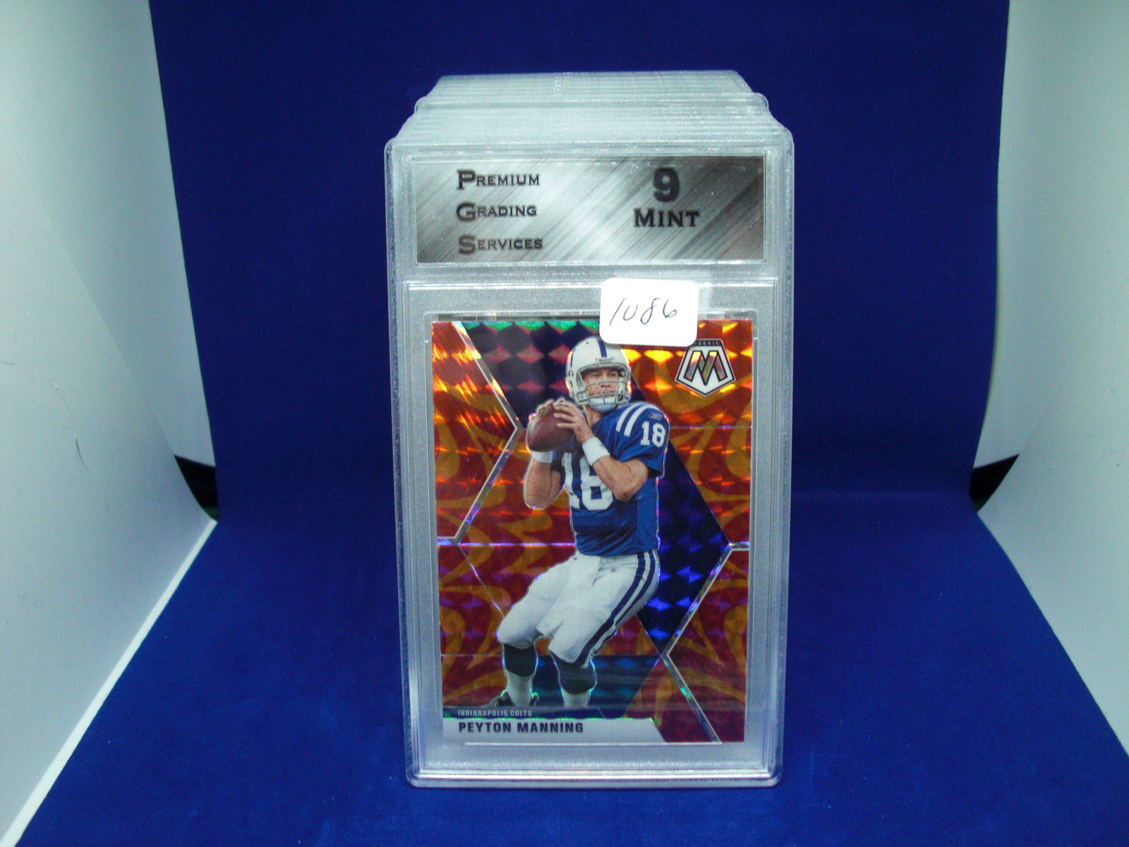 PGS 9 Mint Peyton Manning orange reactive (1 of 1)