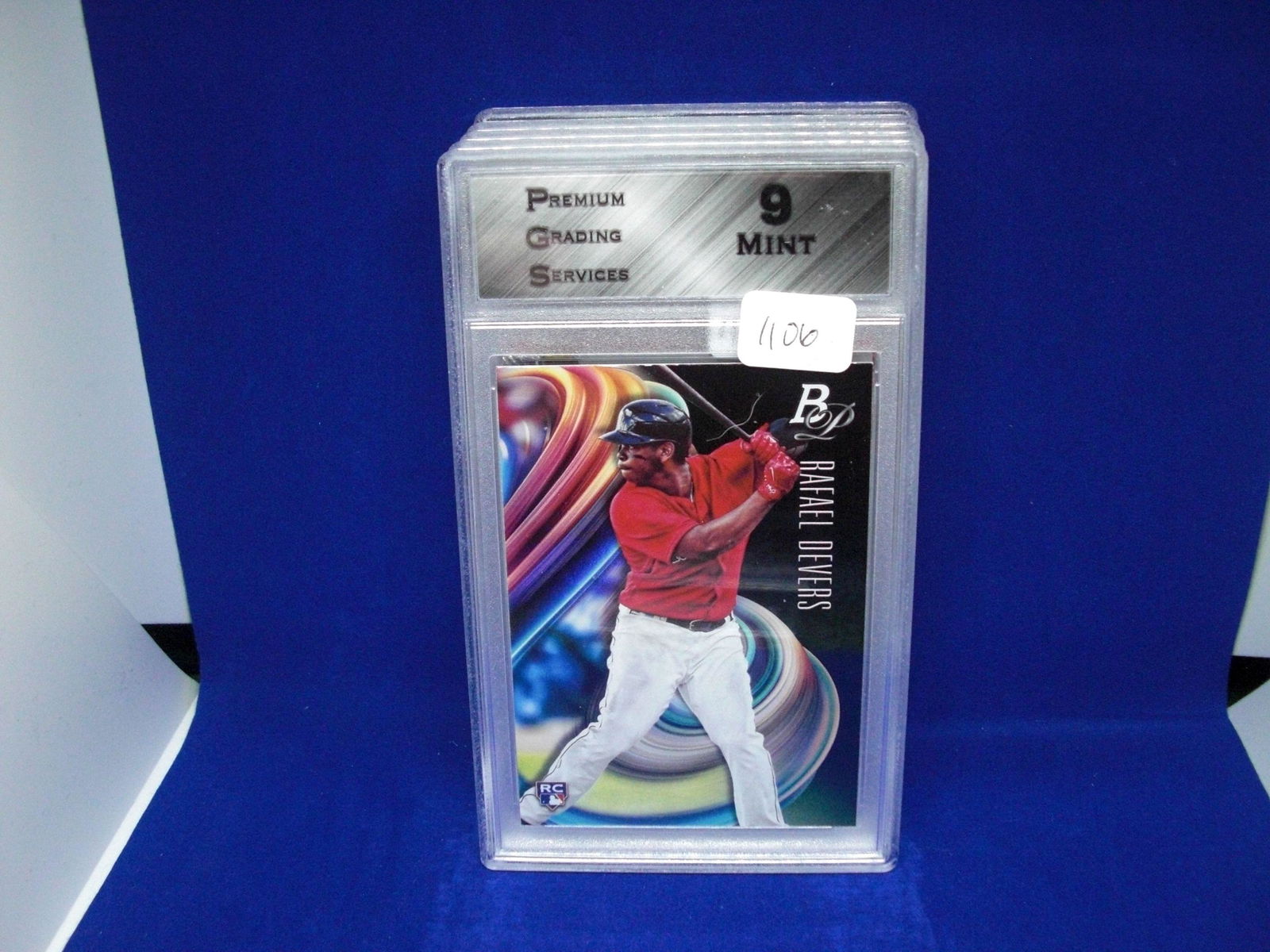 PGS 9 Mint Rafael devers Bowman platinum (1 of 1)