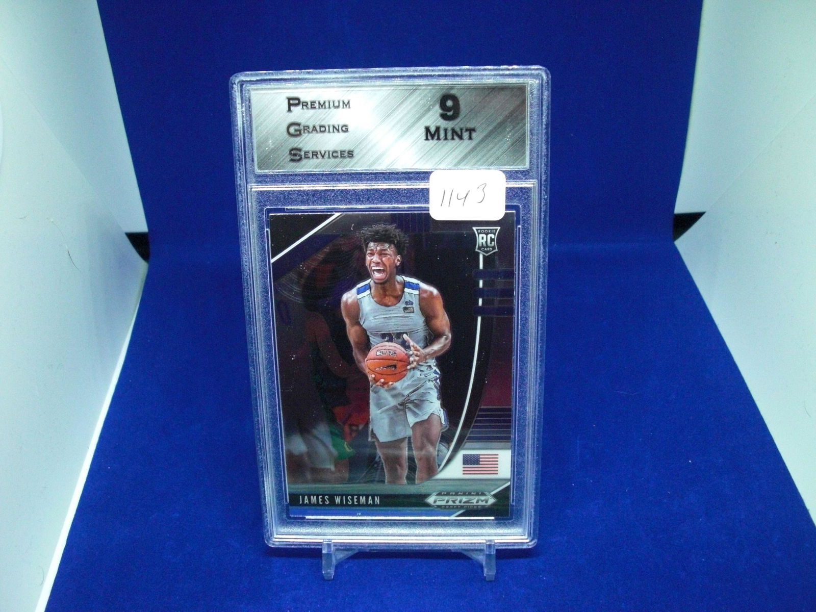 PGS 9 Mint James Wiseman rookie card (1 of 1)