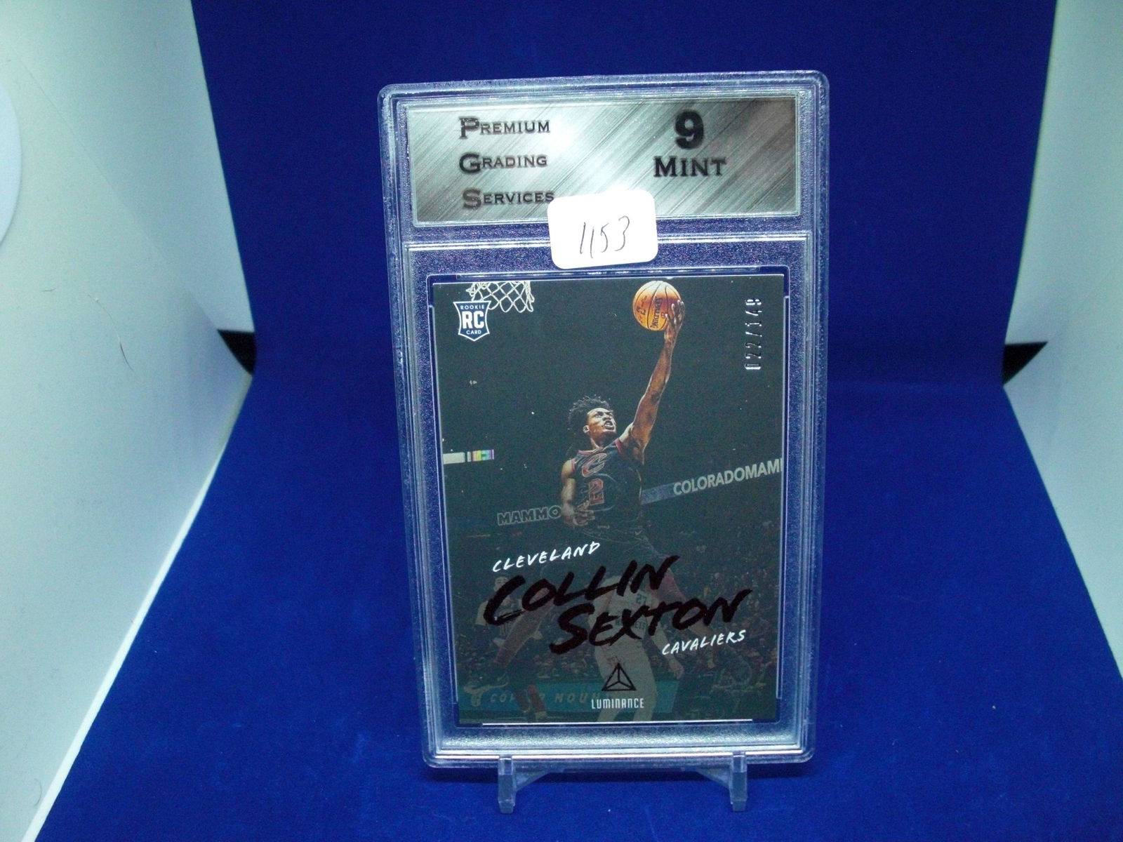 PGS 9 Mint Collin Sexton red foil rookie (1 of 1)