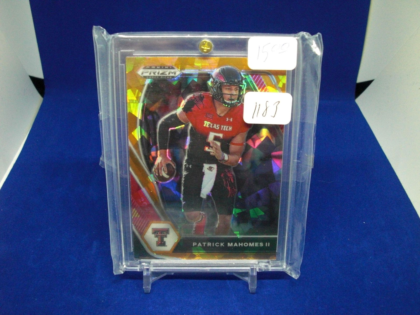 Patrick mahomes II Orange cracked ice (1 of 1)