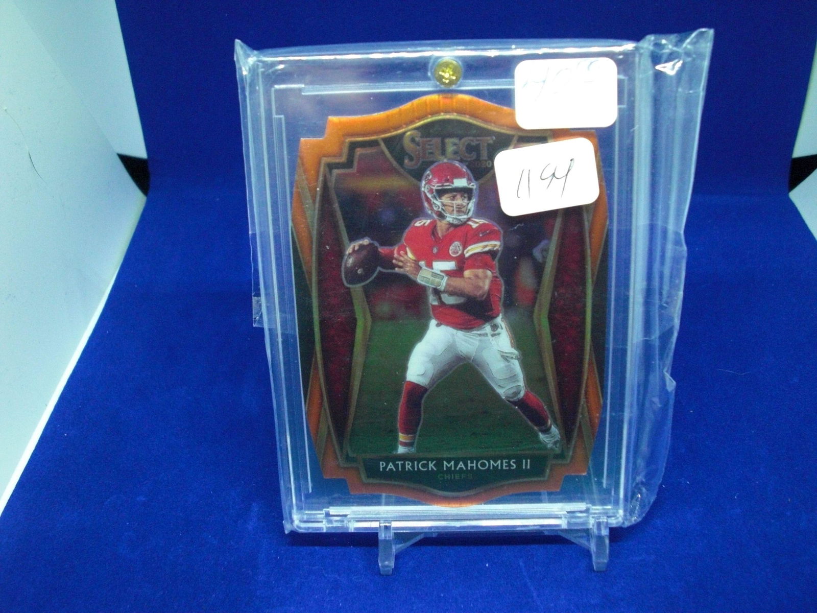 Patrick Mahomes II Orange diecut (1 of 1)
