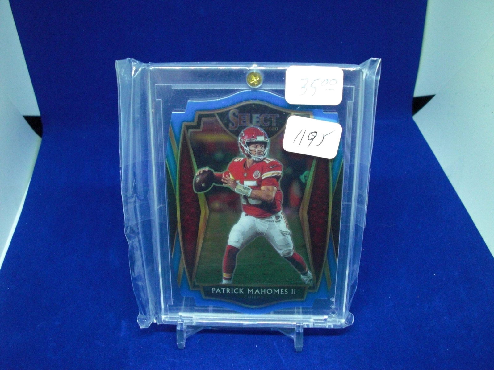 Patrick Mahomes II Blue die cut (1 of 1)