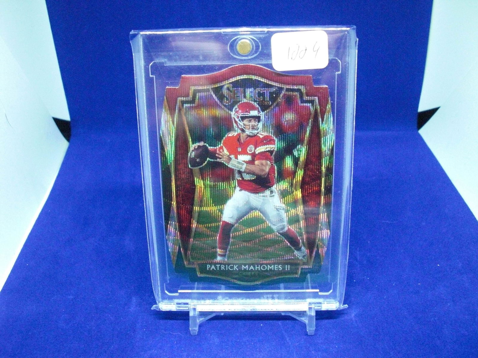 Patrick Mahomes II Red white blue wave diecut (1 of 1)