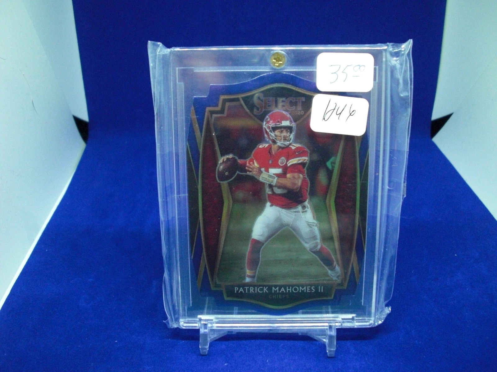 Patrick Mahomes II select blue dicut (1 of 1)