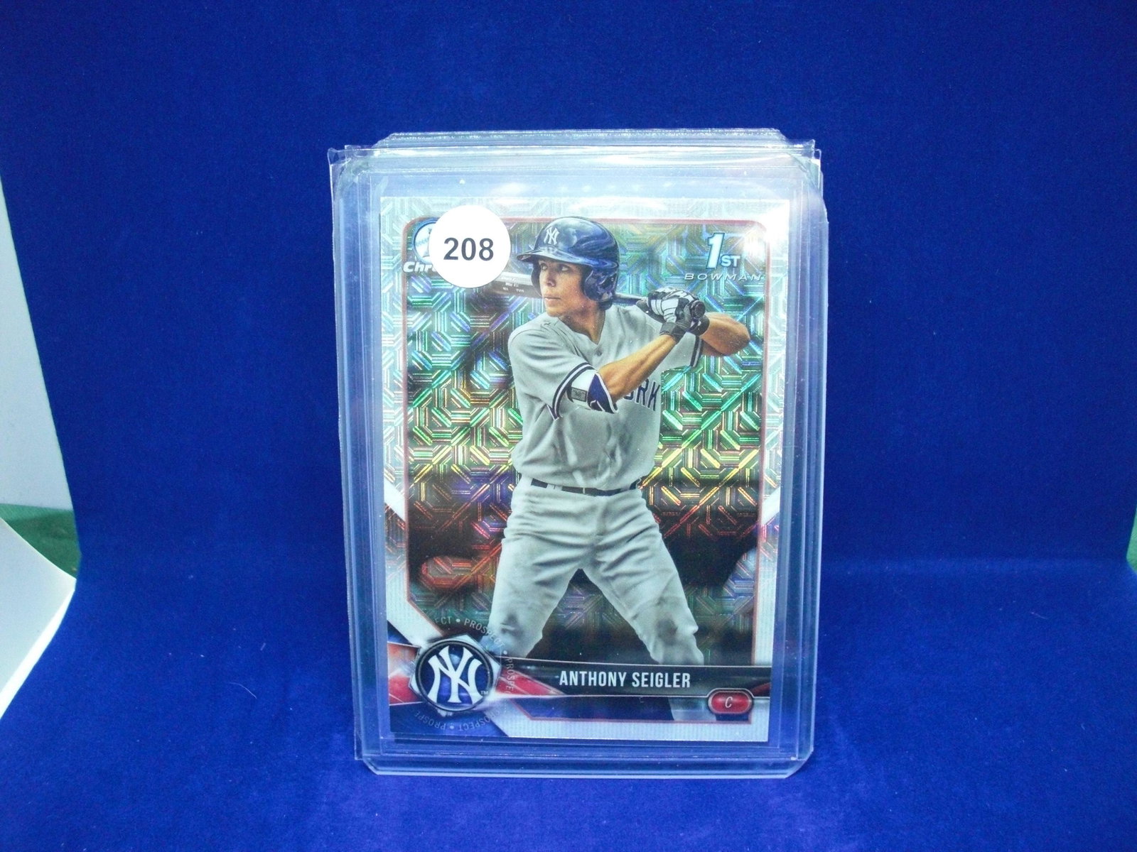 anthony seigler 1st bowman mojo: in top loader