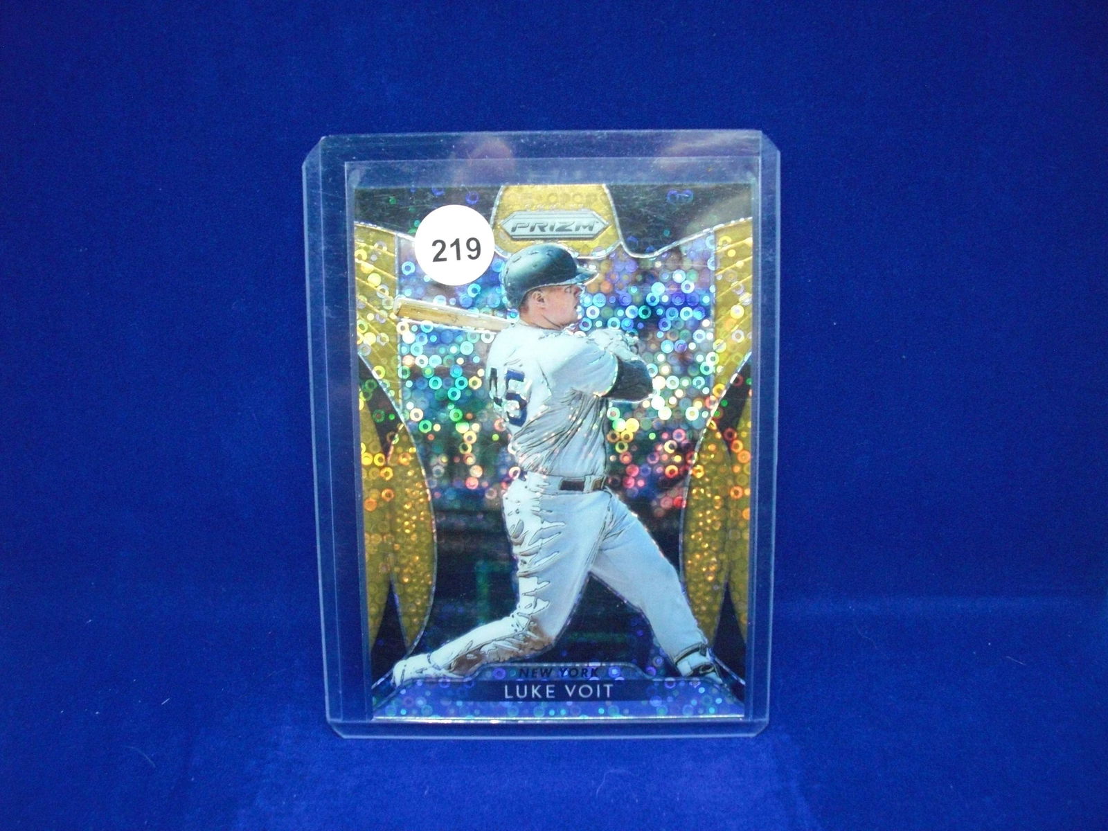 luke voit bronze fast break prizm 095/150: in top loader
