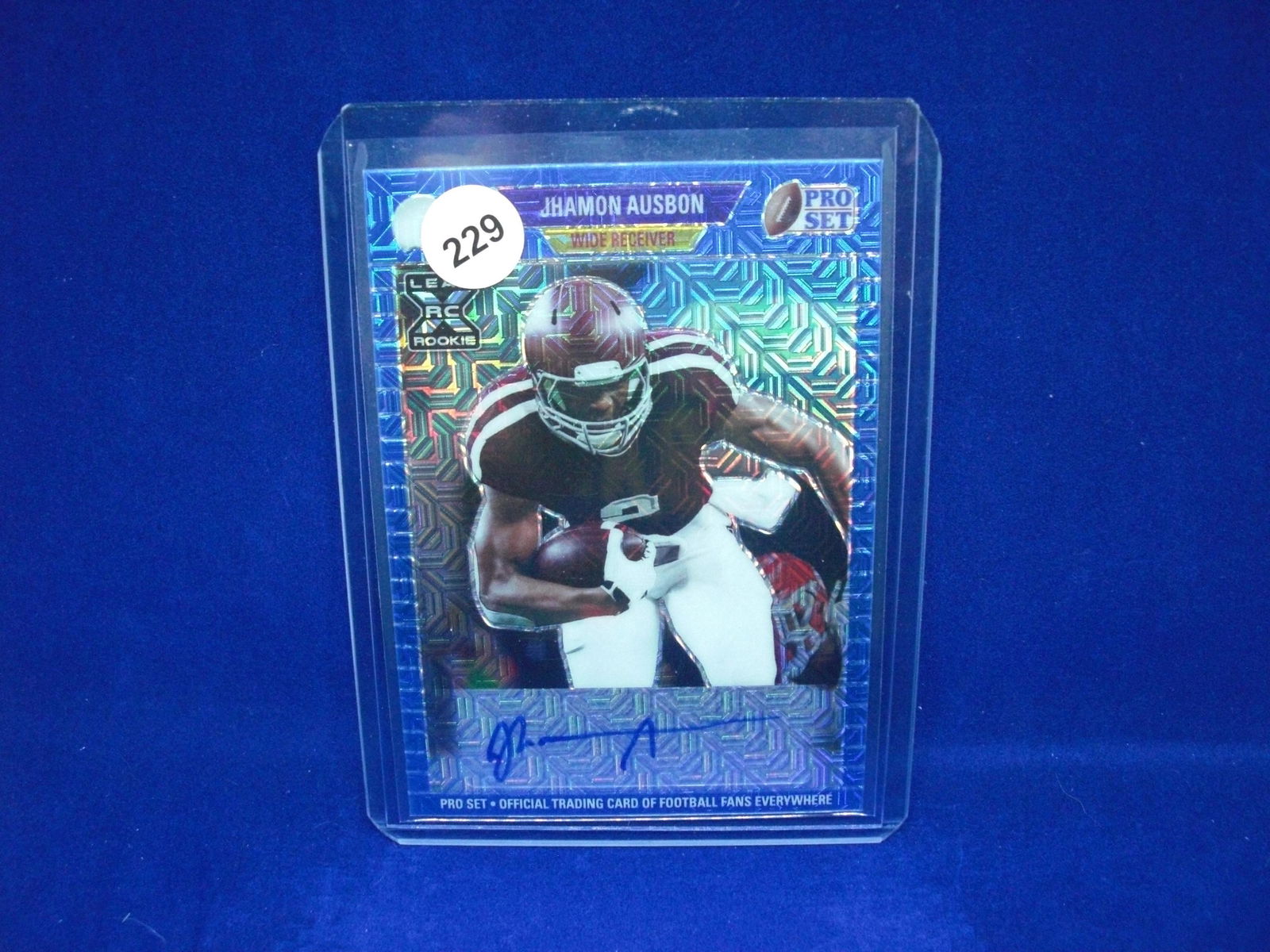 jhamon ausbon leaf proset rookie auto 26/30 (1 of 1)