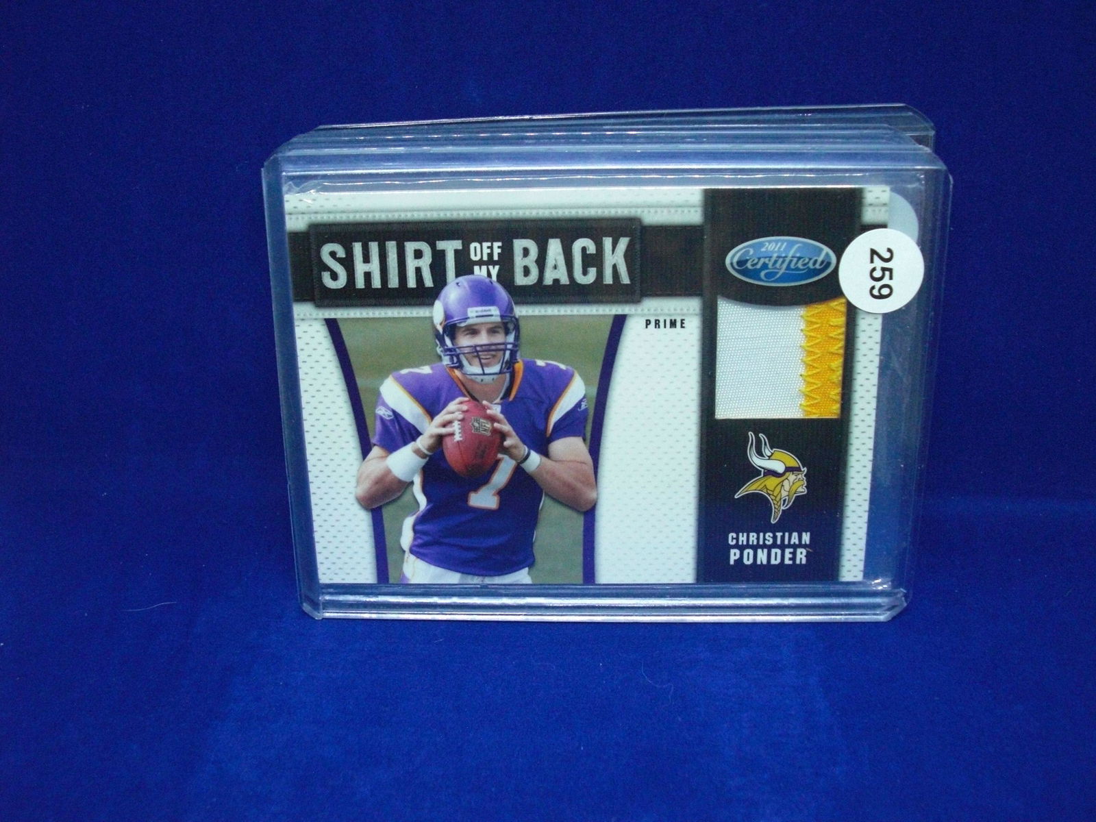 christian ponder patch card 10/50 (1 of 1)