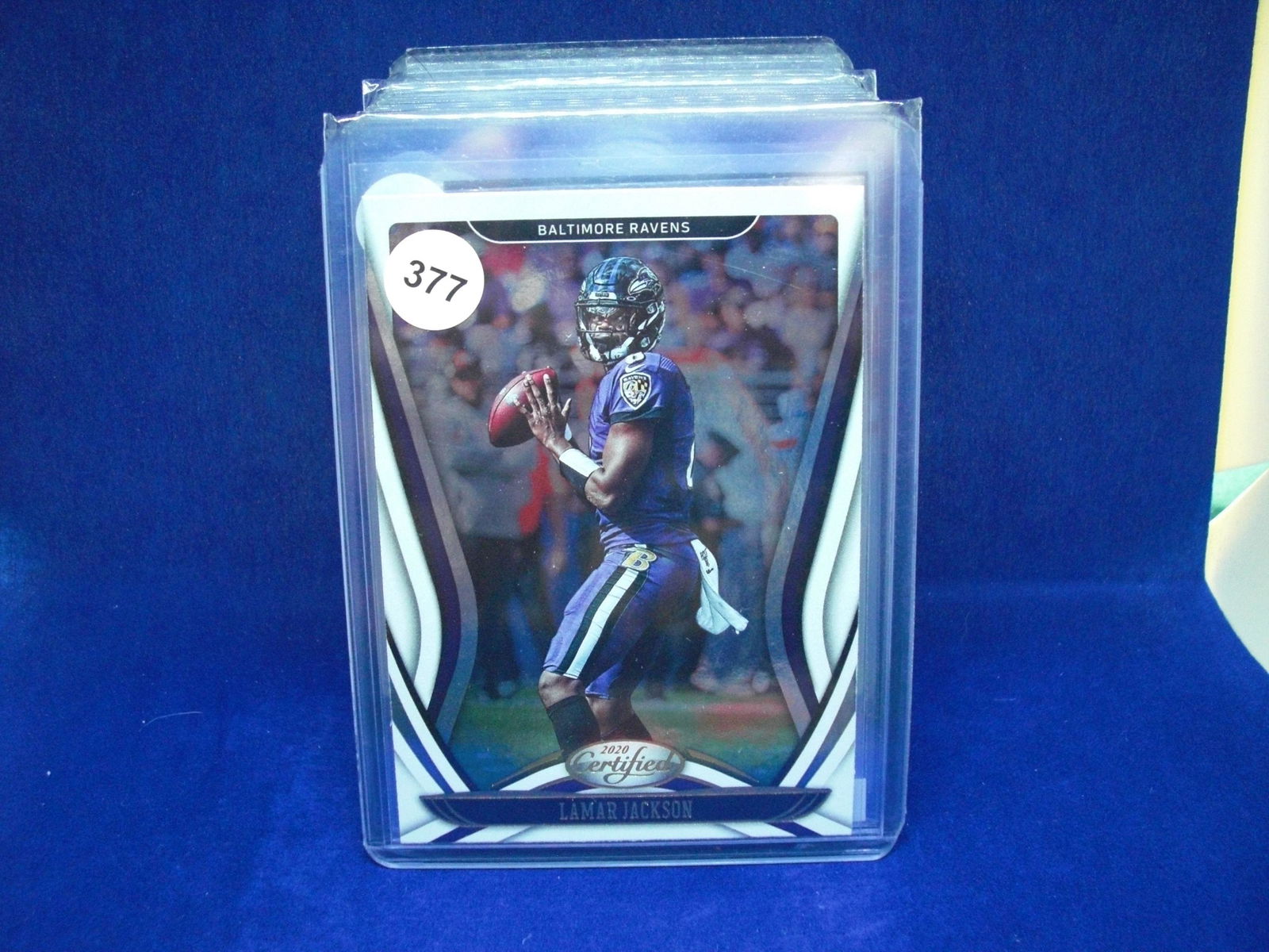 Lamar Jackson 2020 certified (1 of 1)