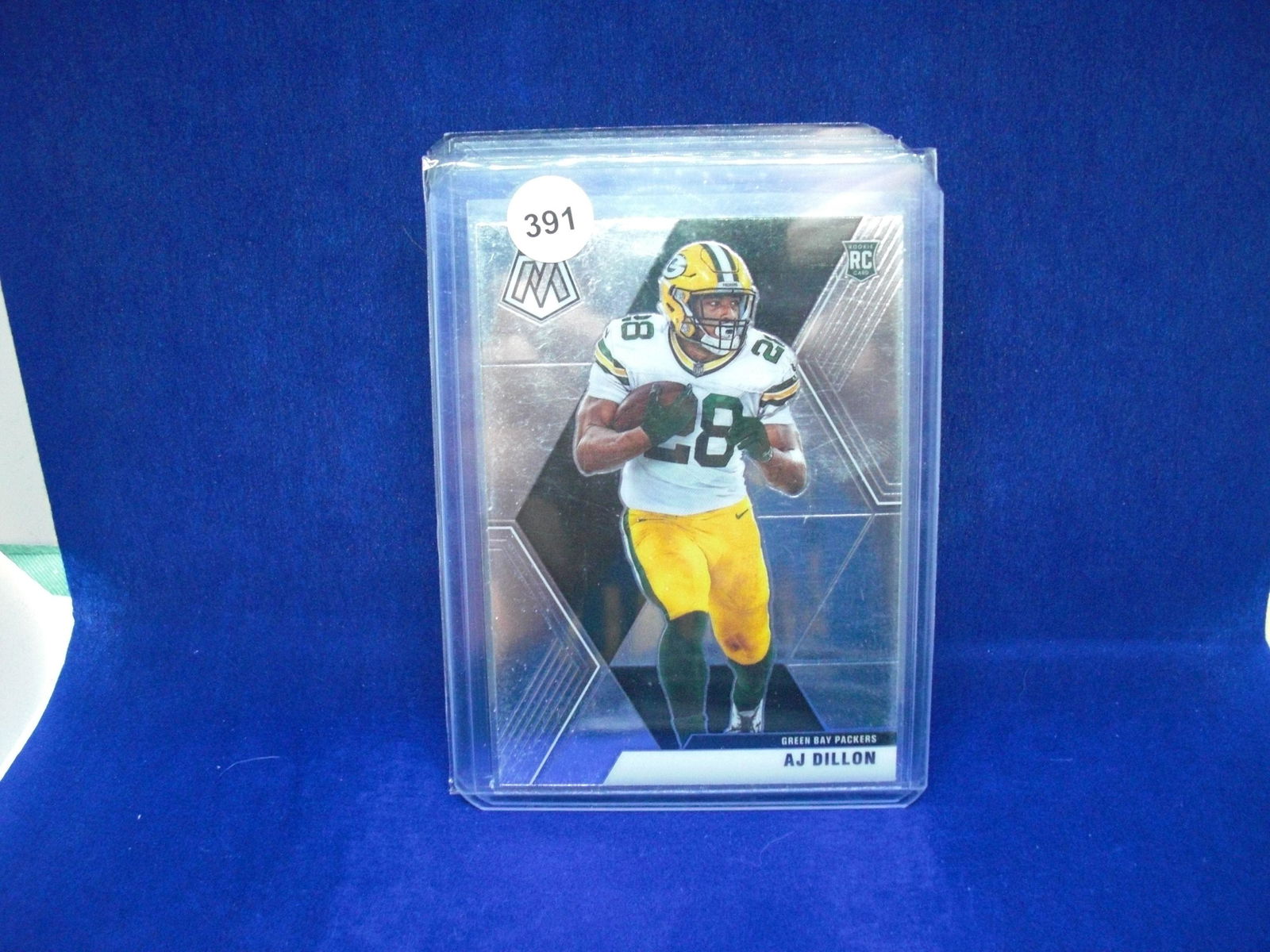 AJ Dillon rookie card (1 of 1)