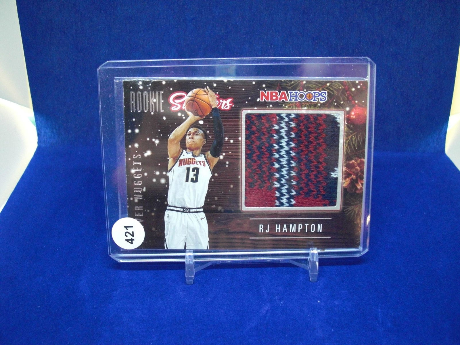 rj hampton rookie sweater relic (1 of 1)