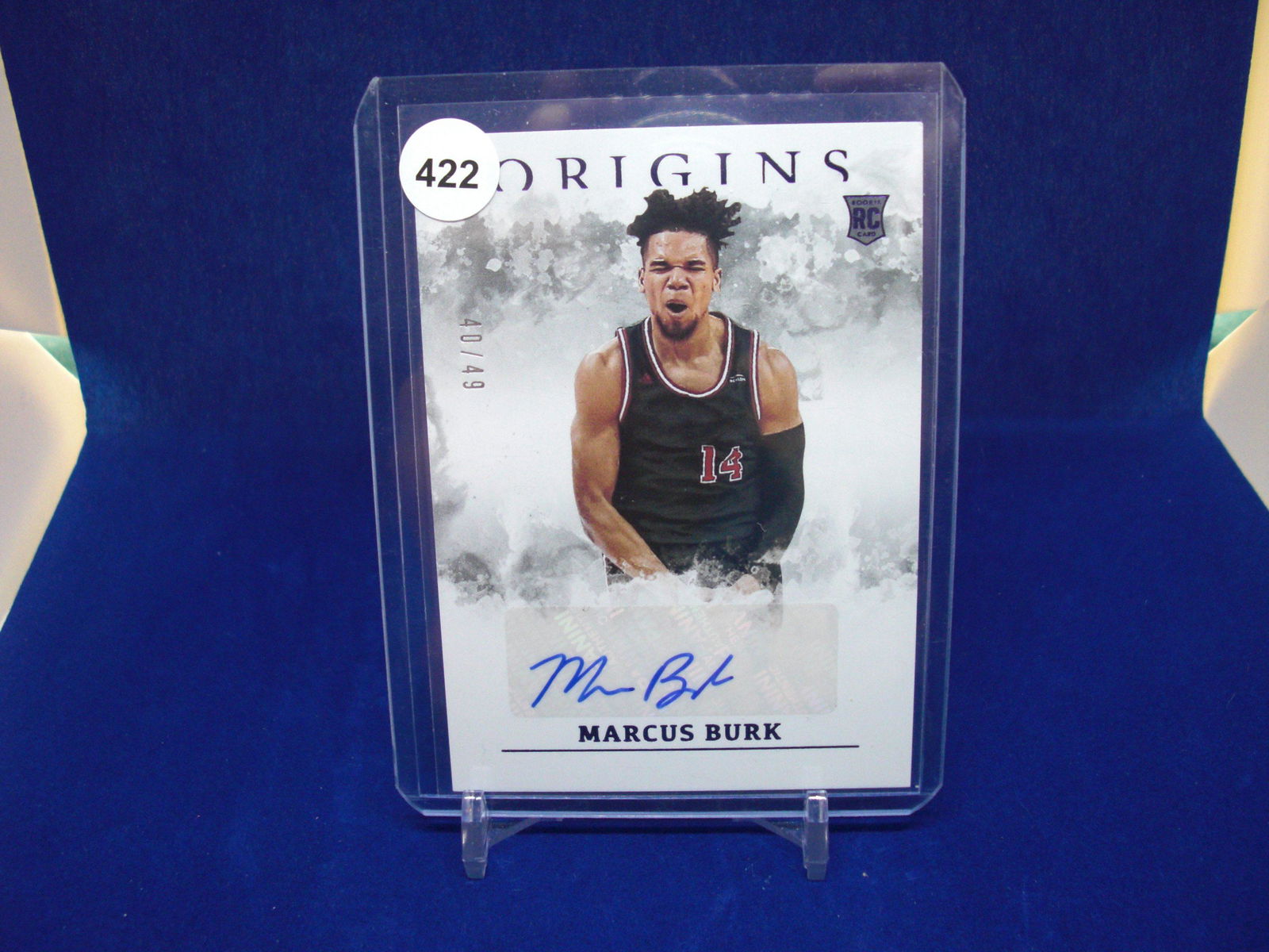 markus burke 2020 origins rookie auto (1 of 1)