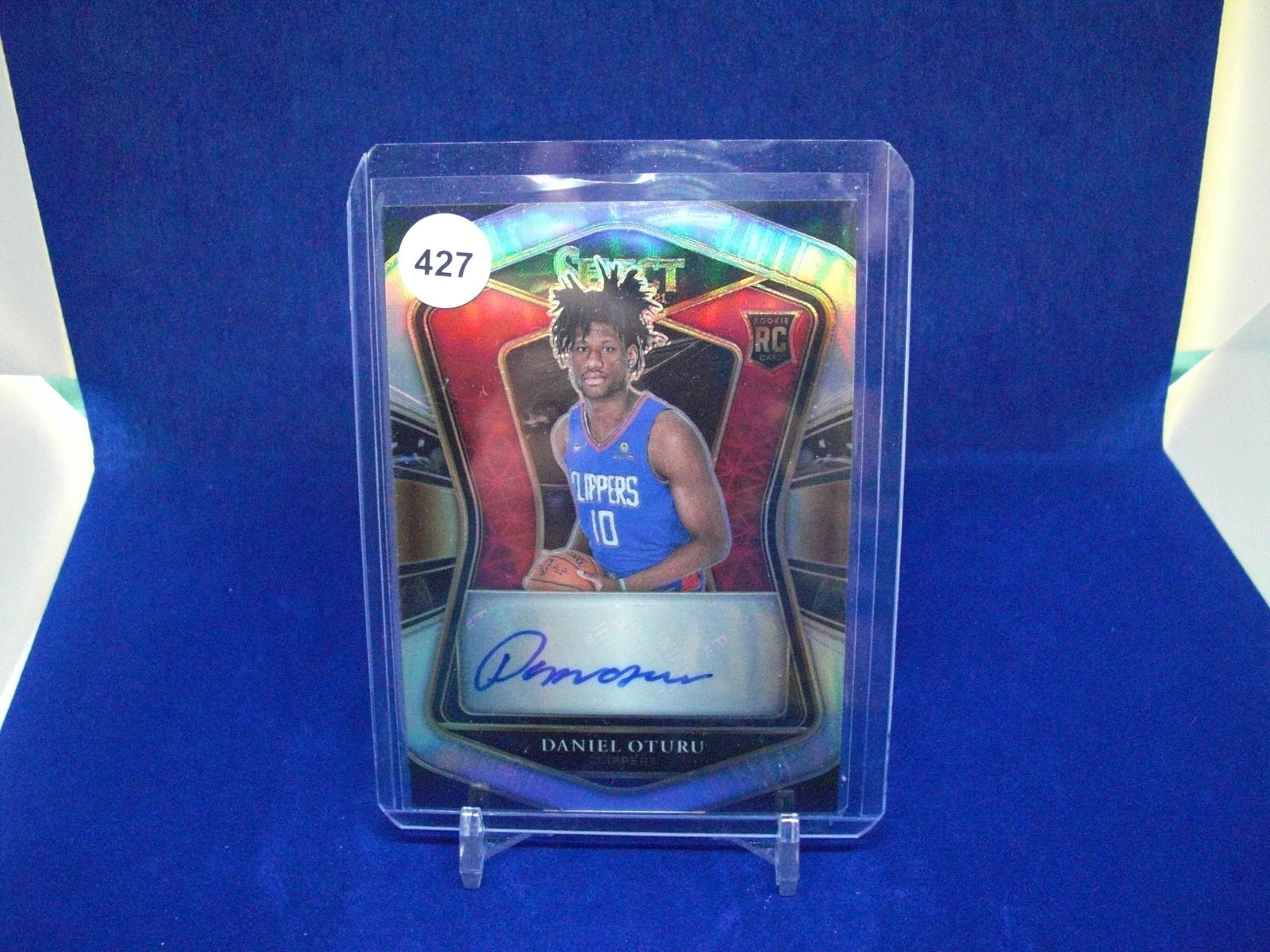daniel oturu silver select rookie auto 185/249 (1 of 1)