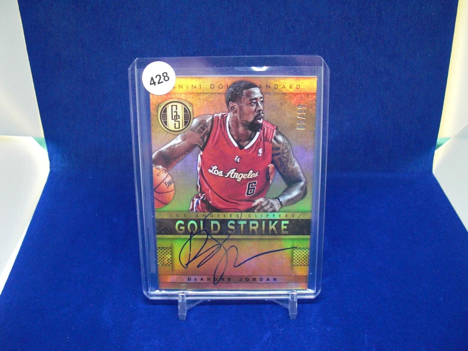 deandre jordan gold strike auto 65/99 (1 of 1)