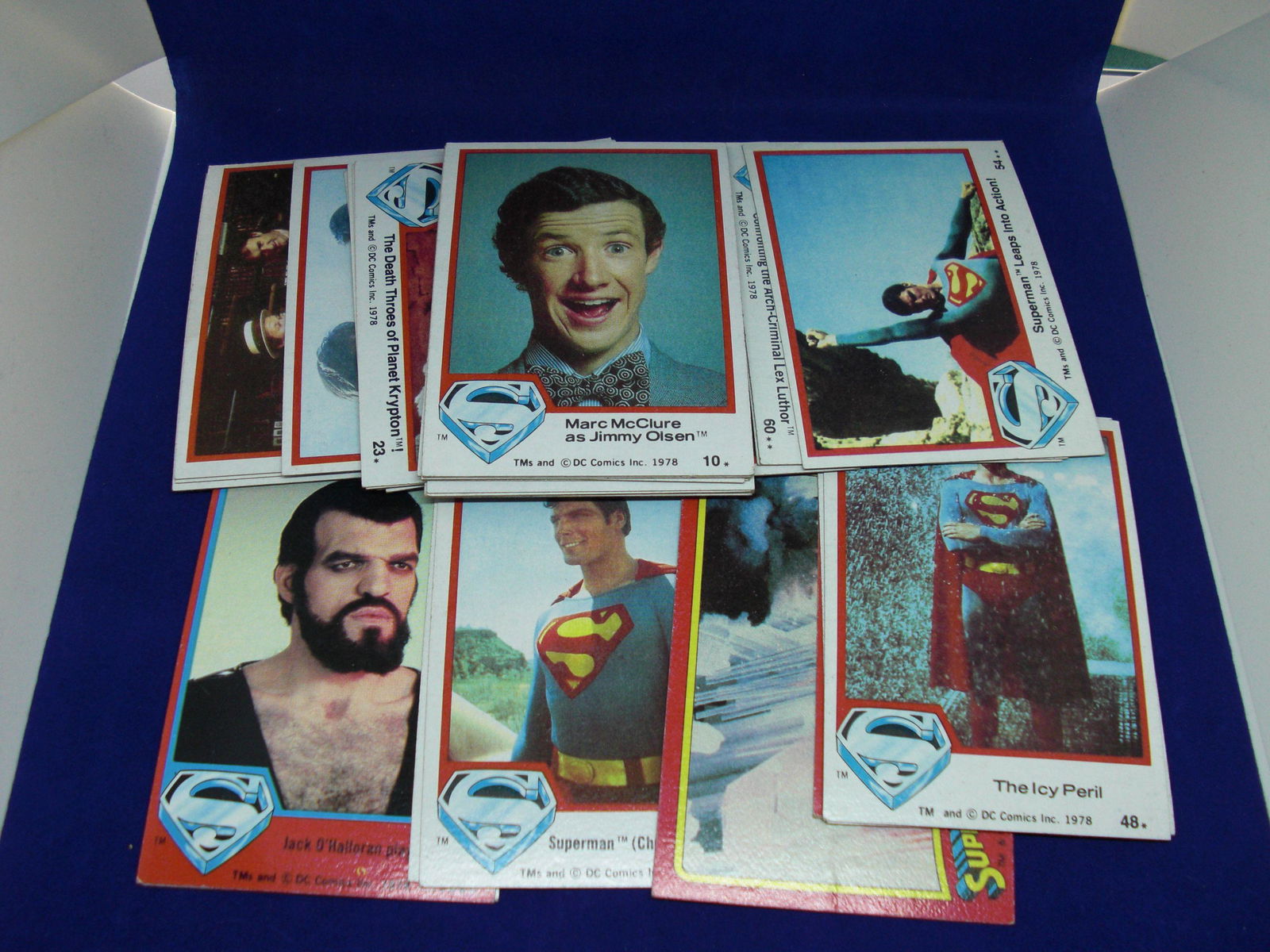 30 vintage 1978 superman movie cards (1 of 1)