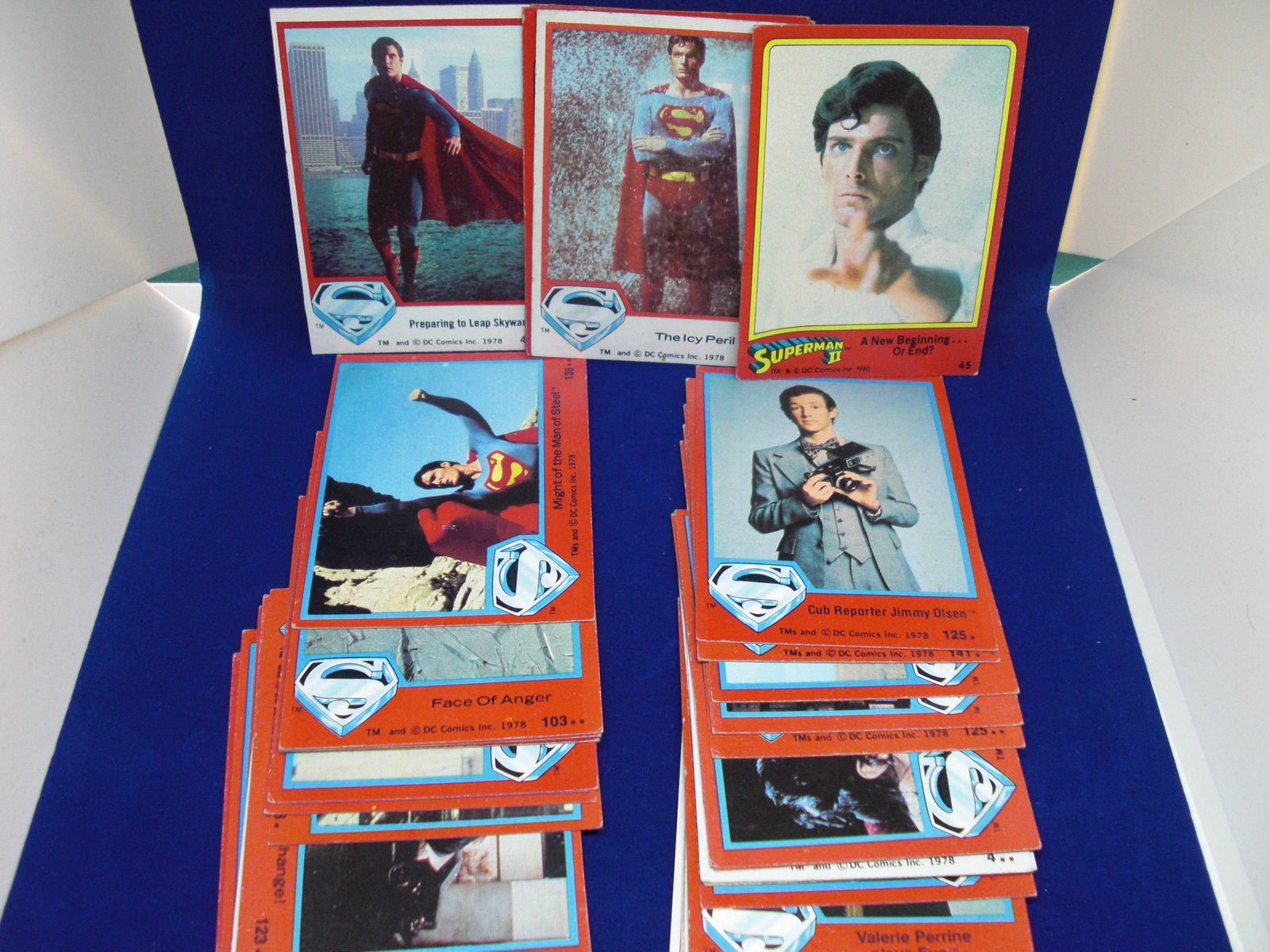 30 vintage 1978 superman movie cards (1 of 1)