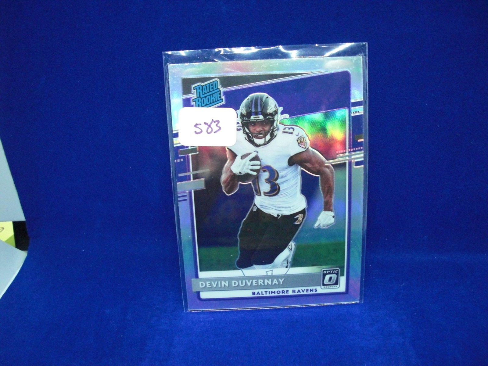 devin duvernay optic silver rated rookie (1 of 1)