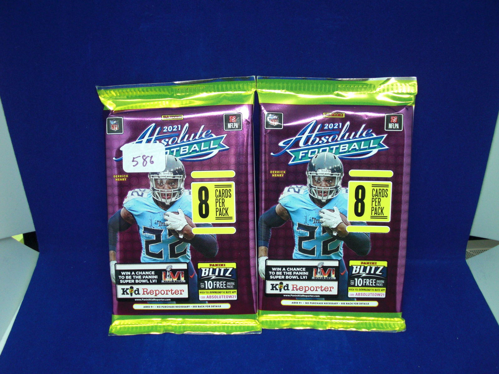 2021 absolute football sealed packs (1 of 1)