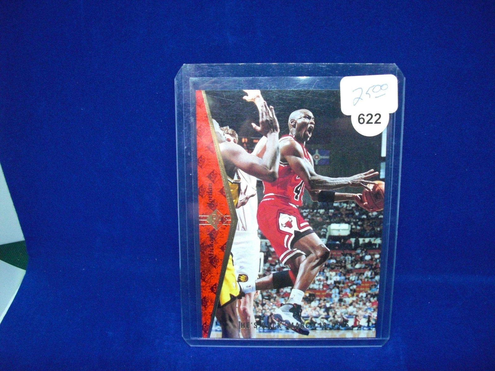 1995 upper deck sp michael jordan red foil parallel (1 of 1)