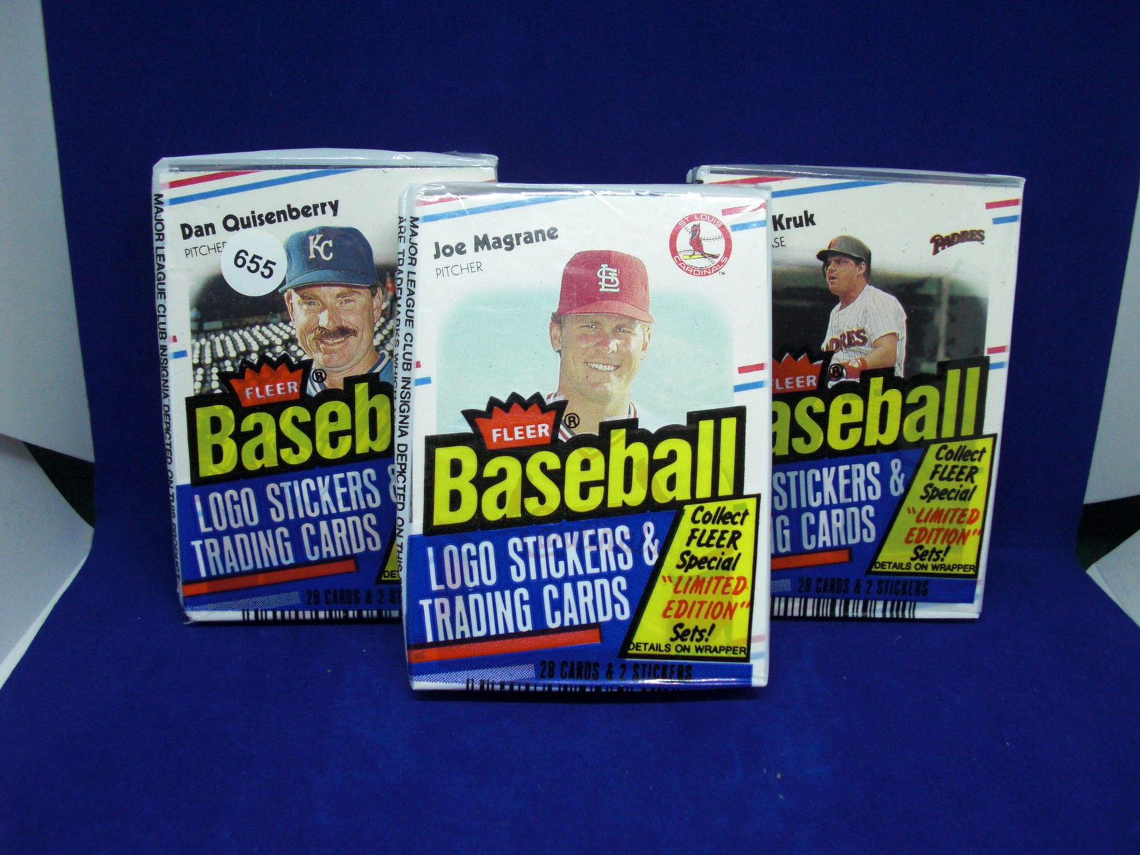 1988 fleer baseball sealed cello packs (1 of 1)