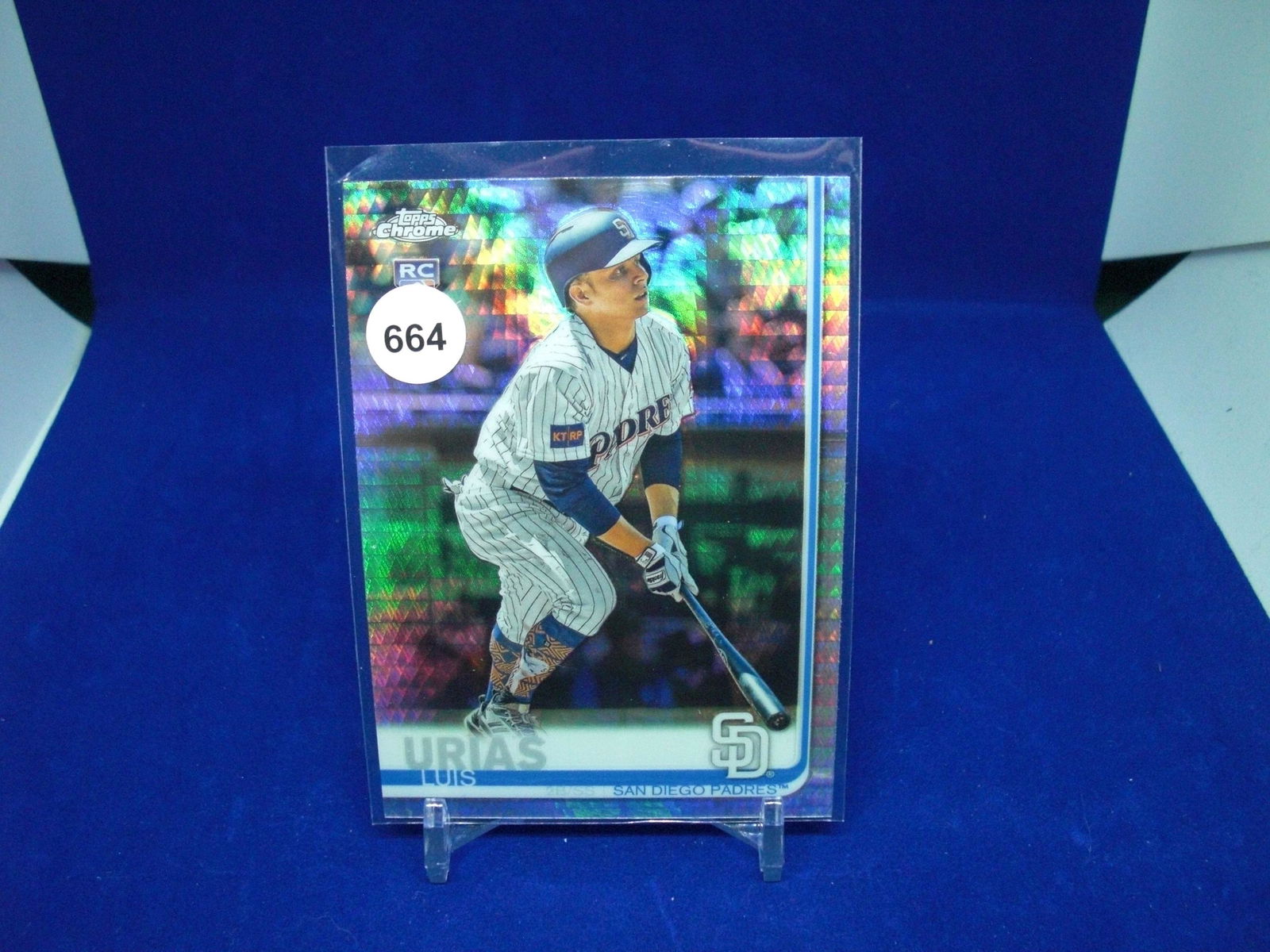 LUIS URIAS PRISM REFRACTOR ROOKIE (1 of 1)