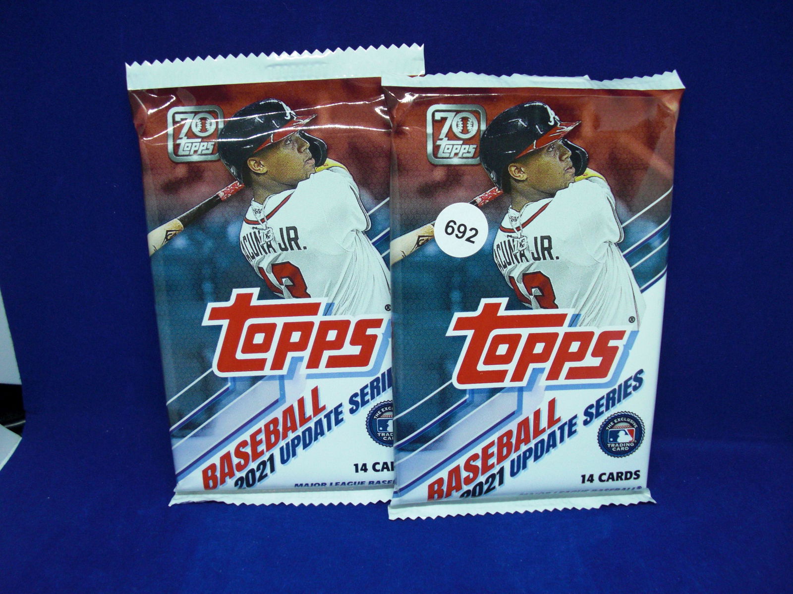 LOT OF 2 2021 topps update BASEBALL sealed PACKS (1 of 1)