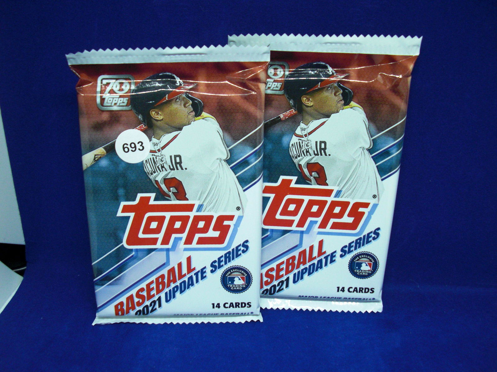 LOT OF 2 2021 topps update BASEBALL sealed PACKS (1 of 1)