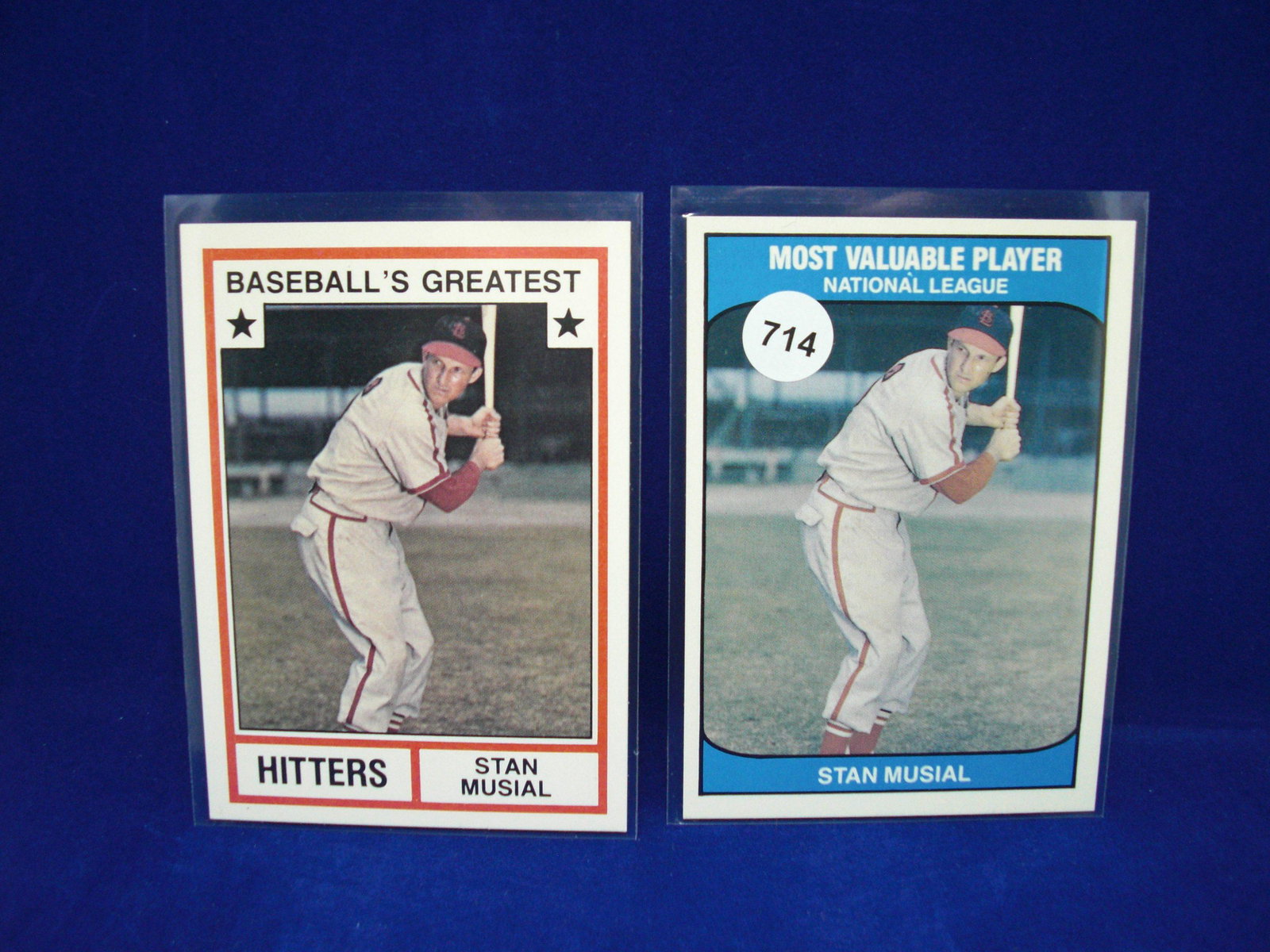 1982 tcma stan musial 1985 tcma stan musial mvp card: 1982 tcma stan musial 1985 tcma stan musial mvp card