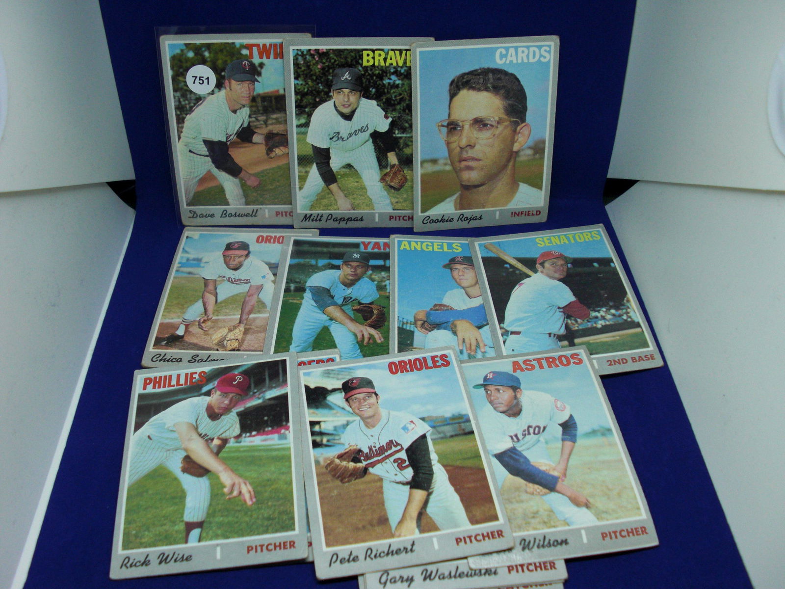 lot of 15 vintage 1970 topps baseball cards vgex (1 of 1)