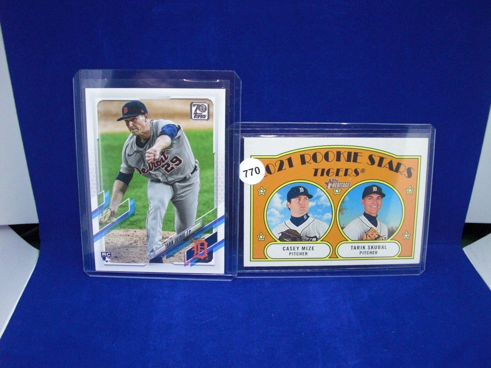 detroit tigers rookie cards (1 of 1)