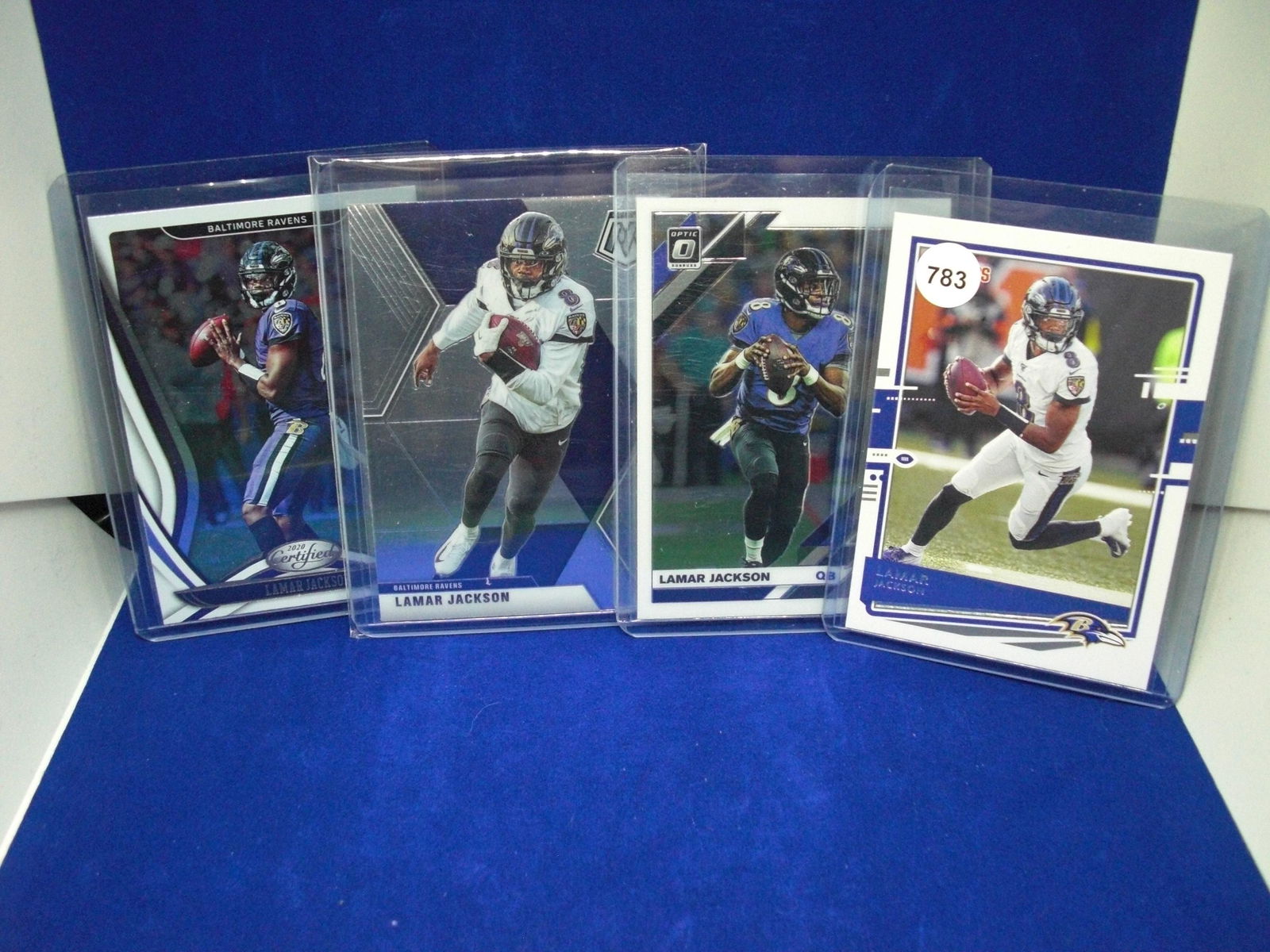 lot of 4 lamar jackson cards (1 of 1)