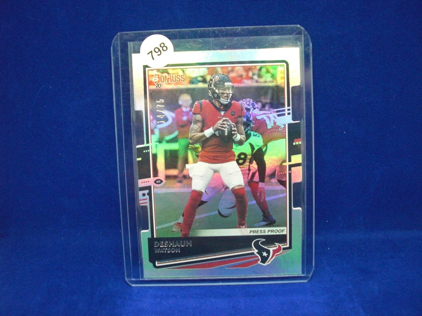 deshaun watson die cut sp 14/75: deshaun watson die cut sp 14/75