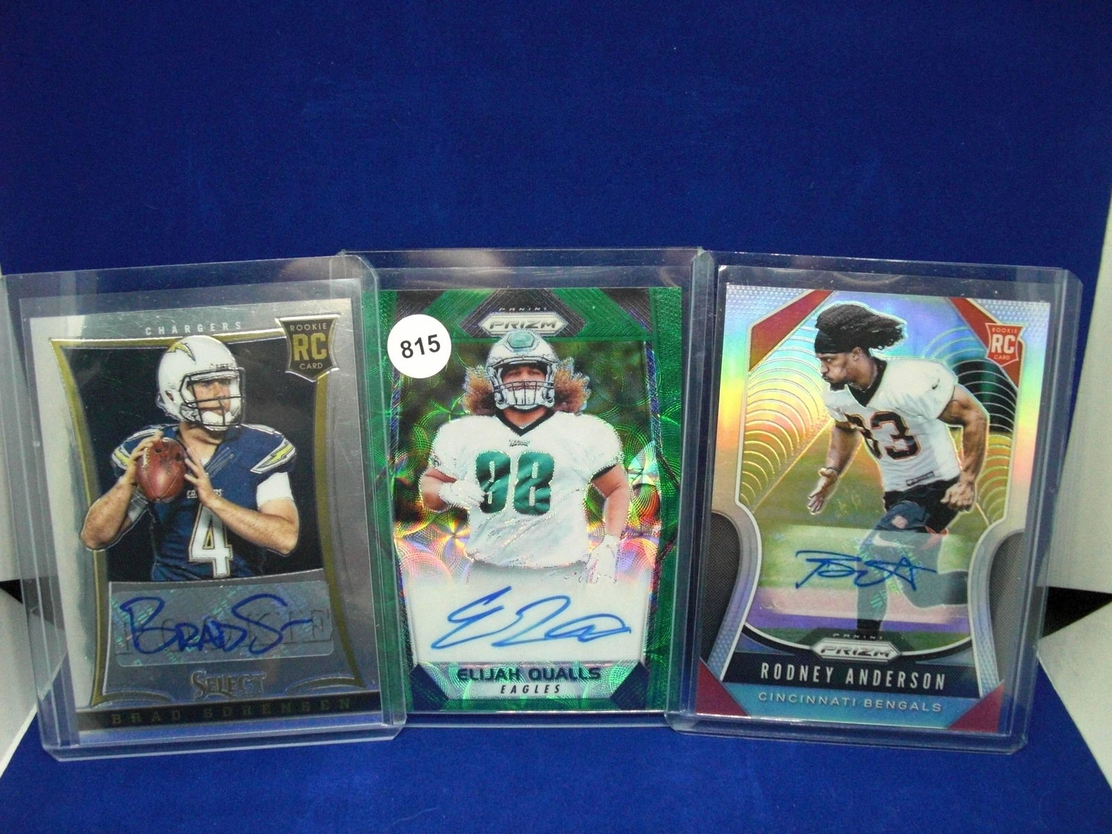lot of 3 prizm football rookie autos (1 of 1)
