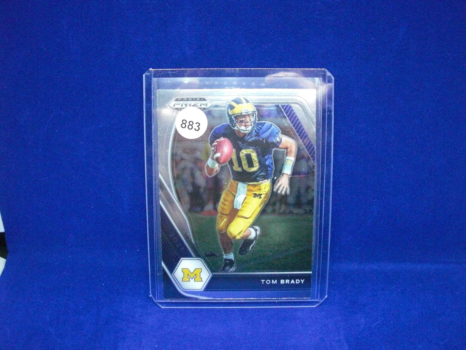 tom brady michigam wolverines prizm draft picks (1 of 1)