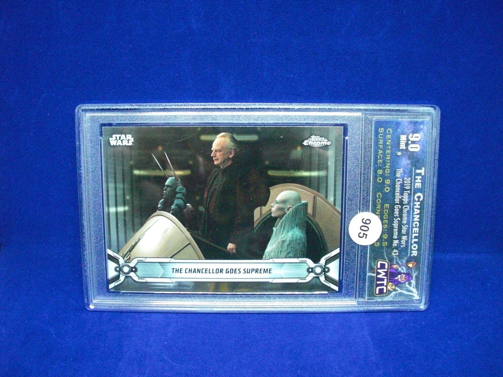 CWTC graded the chancellor star wars topps chrome (1 of 1)