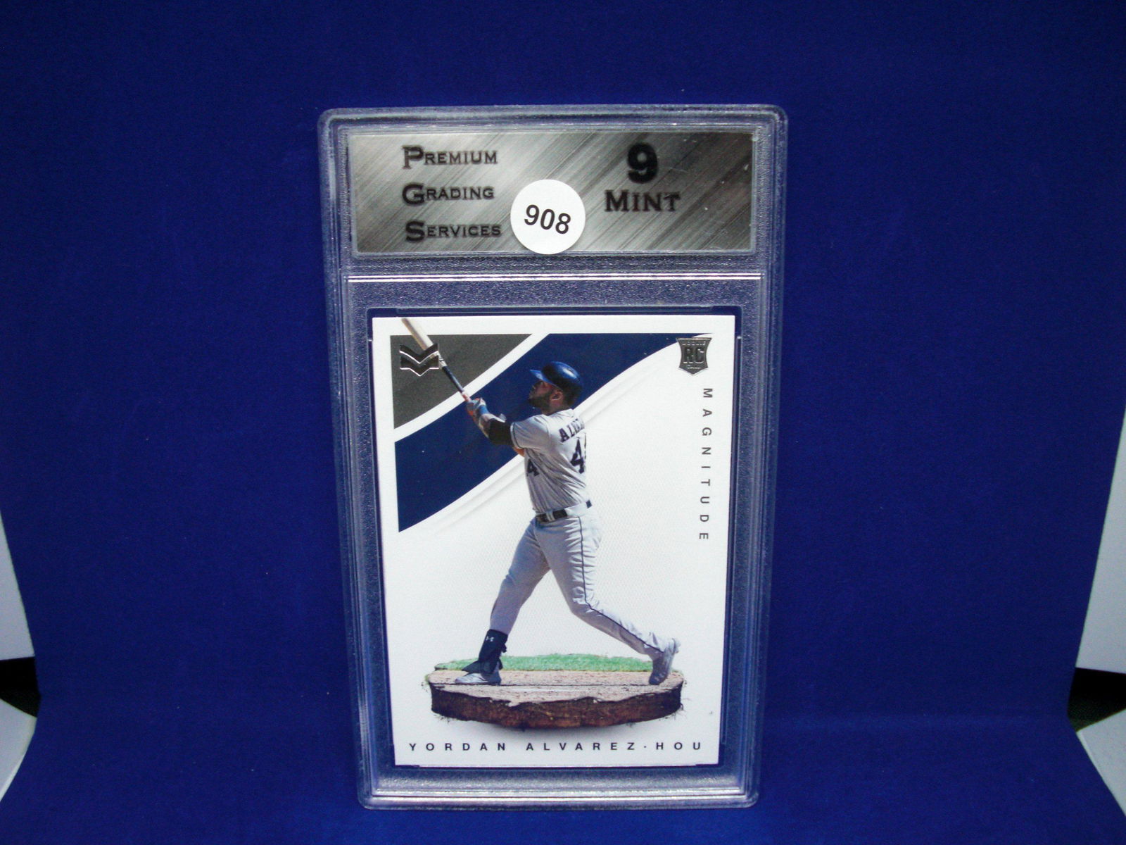 PGS 9 mint yordan alvarez rookie card (1 of 1)