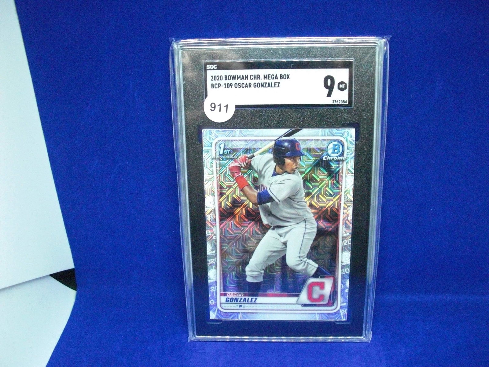 SGC 9 oscar gonzalez 1st bowman mojo refractor (1 of 1)